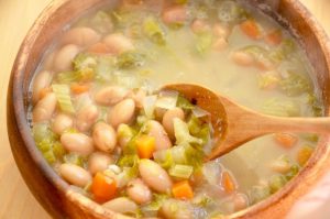 カナリア豆のスープ